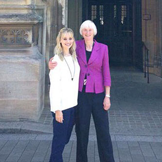 Kimberly with Baroness Campbell